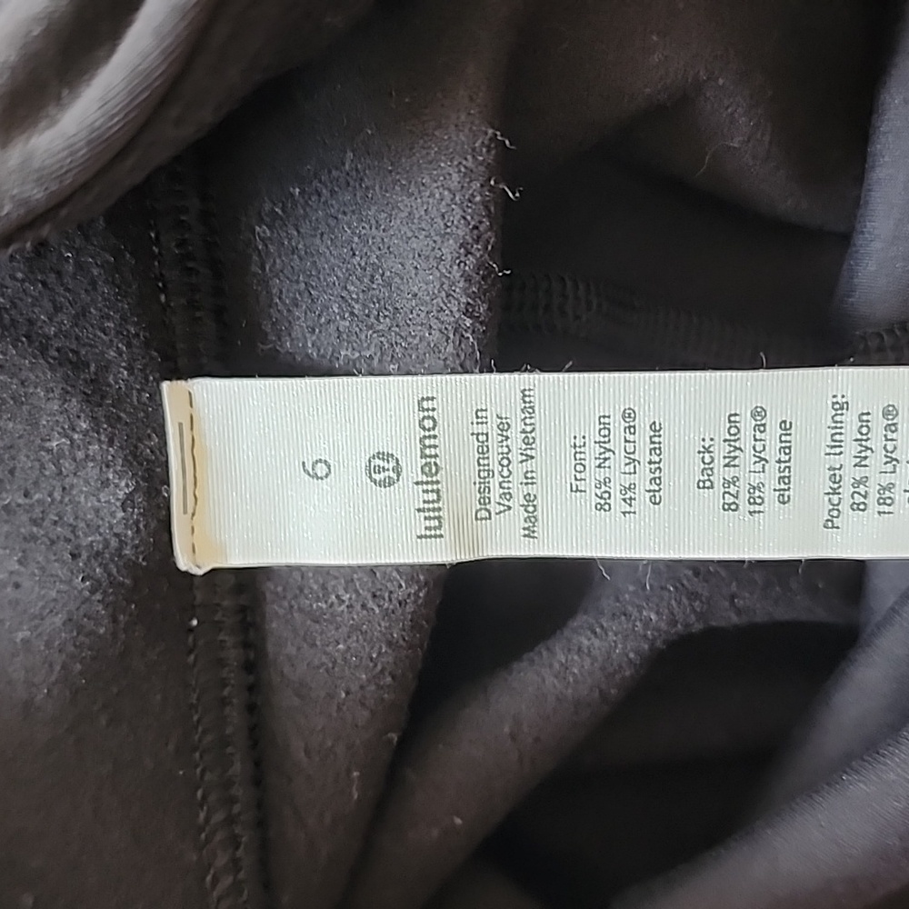 Lululemon Chase The Chill Super High-Rise Pant 28" In Black EUC - Picture 7 of 8